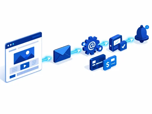 Schéma tunnel de vente no-code avec Webflow et Make