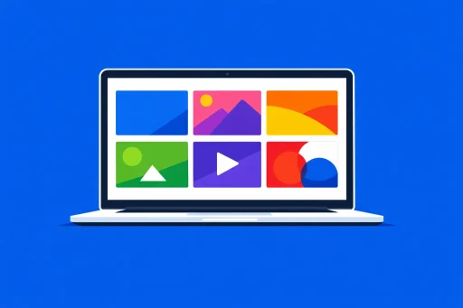 Illustration d'un laptop affichant un portfolio no-code créé avec Framer