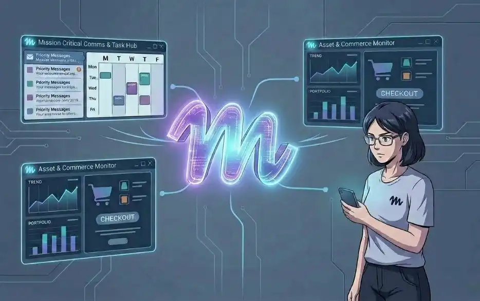 Illustration de Meta Muse, l'agent IA de Meta capable d'automatiser des tâches comme les emails, les réservations et les achats.